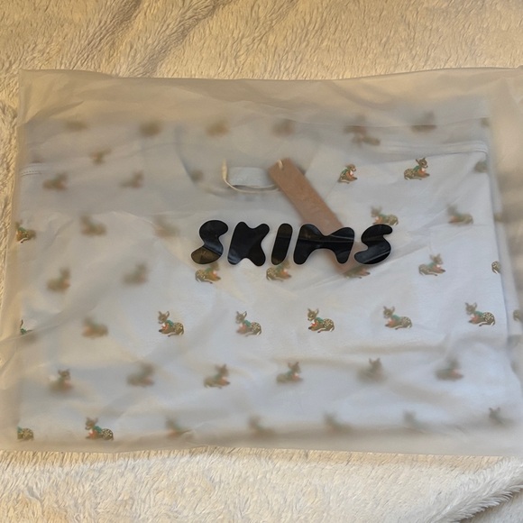 SKIMS Other - SKIMS❄️ Zen Blue Baby Deer Print Set